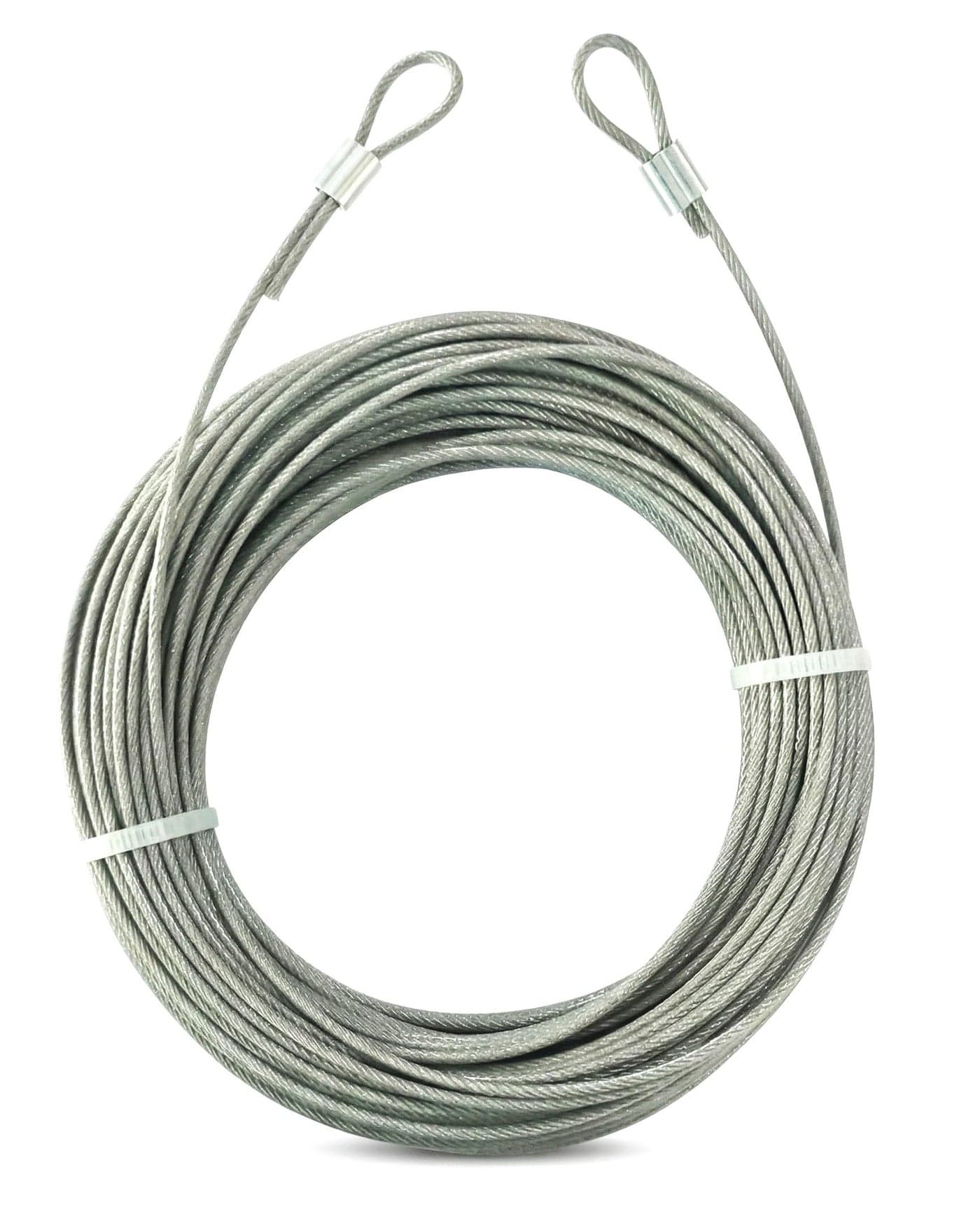 MHS Nylon Coated Stainless Steel Clothes Drying Wire | 2mm Diameter | 5.5 Non-Magnetic Steel Core | With Aluminium Ferrule for Tight Fitting | Rust Resistant Indoor & Outdoor Clothesline (10 Meter)