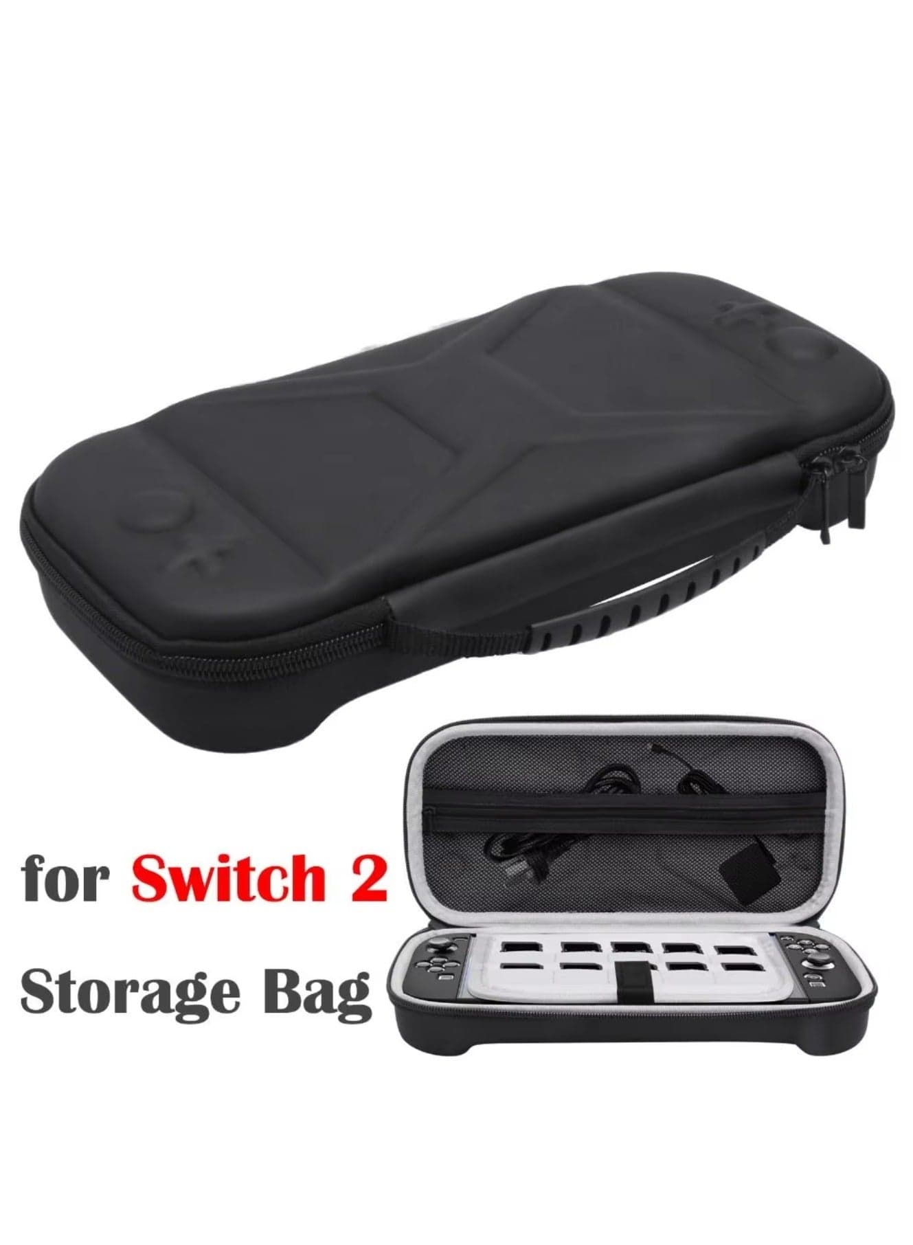 Storage Case For Nintendo Switch 2 Game Console Portable EVA Carrying Case Shockproof Handheld Game Console Anti-scratch Handbag