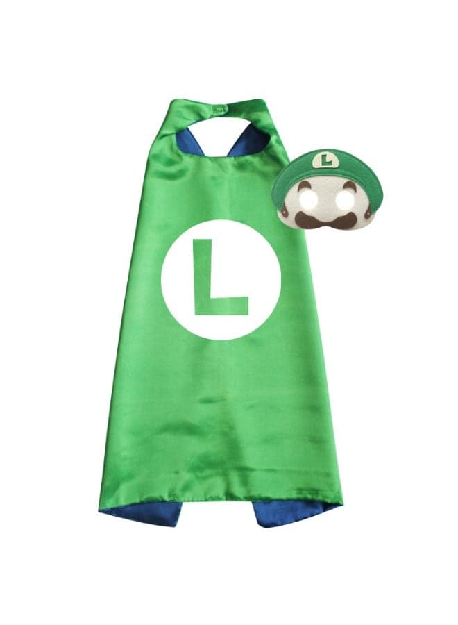 Children's Halloween Luigi Costume Set