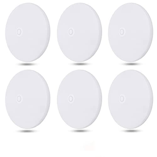 Facon 6-Pack Ultra Slim 4.5'' 12V RV Puck Lights w/Switch, SY-SM45 4000K Cool White LED Interior Lights for RVs, Camper Van, Boats, 12V Dome Light Fixture – cETL Certified