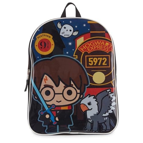 Harry Potter Backpack for Kids Bag BackPack with Zippered Front Pocket Travel Bag Back Pack - 15"