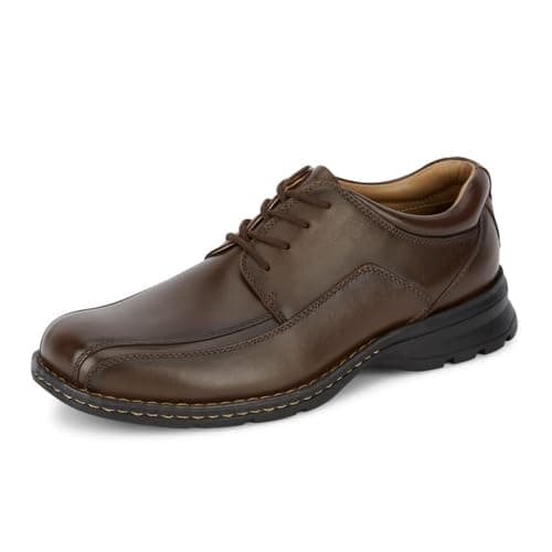 Dockers Men’s Trustee Leather Oxford Dress Shoe,Dark Tan,9 M US