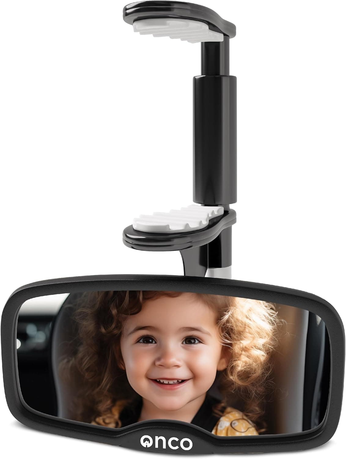 Onco Forward Facing Baby Car Mirror Clip On Car Mirror for Baby 100 Shatterproof Shakeproof Newborn Essentials