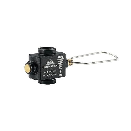 Campingmoon Gas Canister Refill Adapter Isobutane/ButaneGas Cartridge Convertor Camping Stove Adapter Lindal Valve Canister Shifter BKZ15