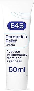 E45 Dermatitis Cream 50 ml to Treat Symptoms of Dermatitis or Eczema Relieve Itching and Reduce Inflammation and Redness AntiInflammatory Eczema Dermatitis Cream Steroid Free