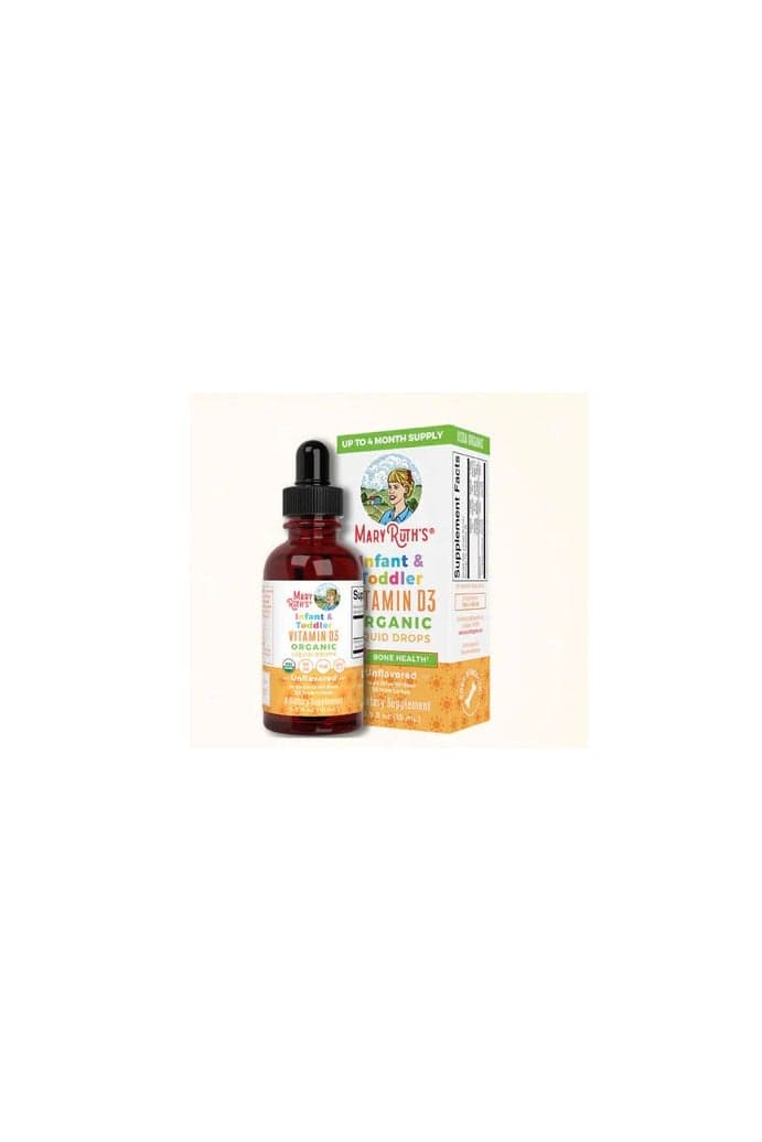 Vitamin D3 Liquid Drops for Infants & Toddler, USDA Organic Liquid Vitamin D Spray for Infants & Toddlers, Immune Support & Bone Health, Vegan, Gluten Free, Non-GMO, 90-150 Servings