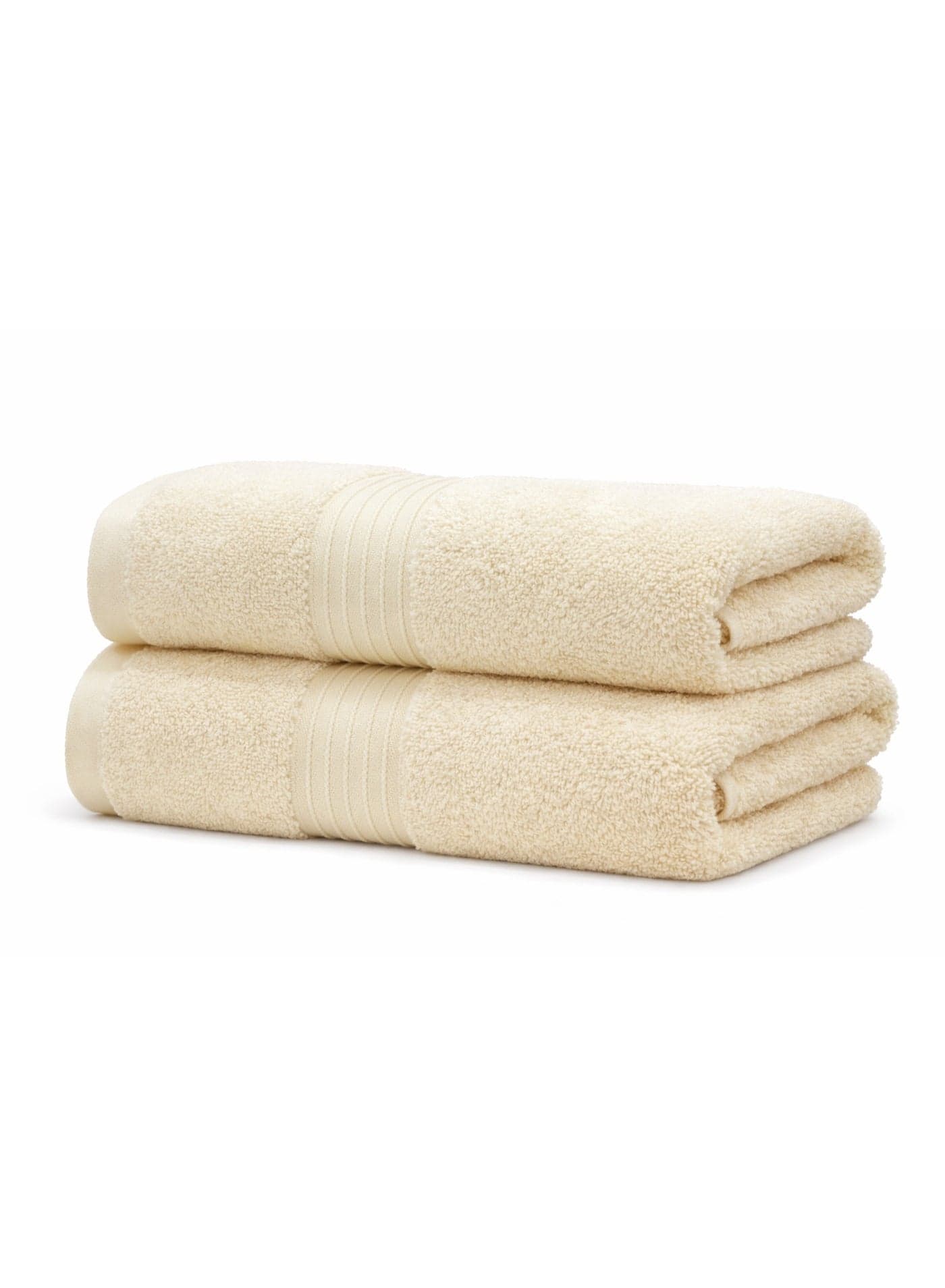 Bliss Casa 2-Piece 100% Combed Cotton Bath Sheets (90x180 cm) - 550 GSM Large Bath Towels Quick Dry Highly Absorbent - Thick Soft Hotel Quality Bathroom Towels for Bath and Spa