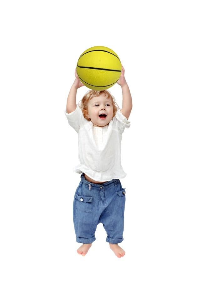 Ball Toys For Children Basketball Baby Elastic Racket Kindergarten