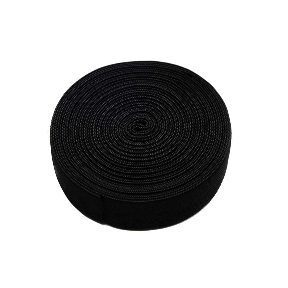 Black Elastic Band for Sewing Elastic Bands Spool High Elasticity Knitting Elastic Band Elastic Sewing Band for Sewing Wigs Waistband Craft DIY Projects 1 inch X 55 Yard