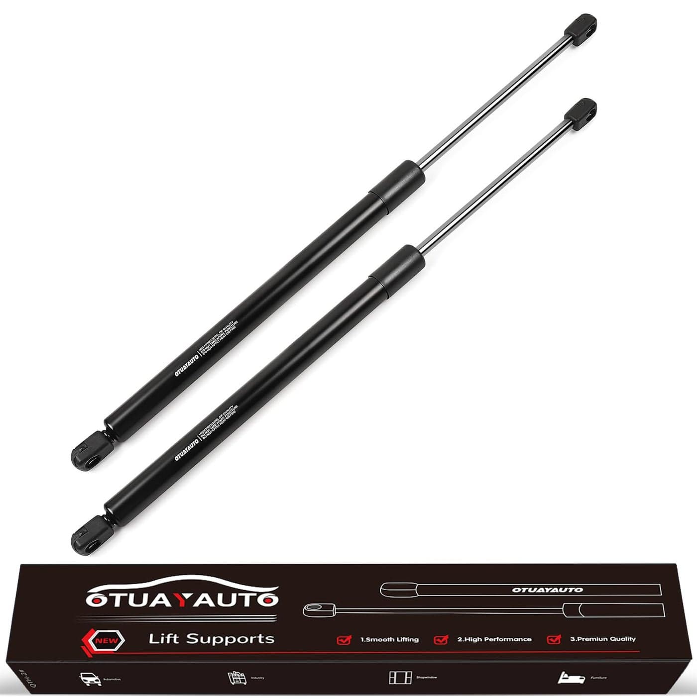 OTUAYAUTO Rear Hatch Liftgate Struts Lift Supports SG226029 Gas Spring Prop Rods Tailgate Struts Shocks Replacement for 20092015 Honda Pilot Pack of 2