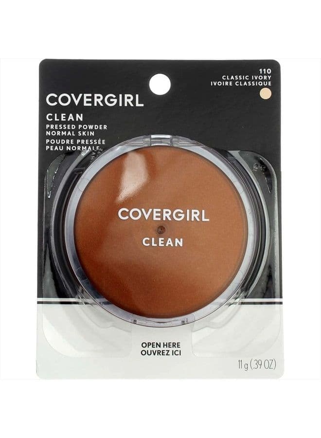 Covergirl Clean Pressed Powder, Classic Ivory , 0.39 Ounce (Pack of 1)