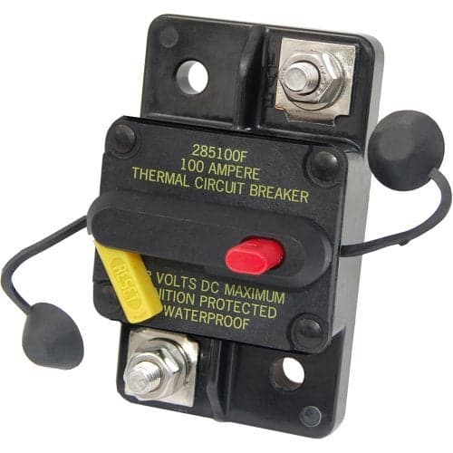 Blue Sea Systems 7184 285-Series Thermal Circuit Breaker, Surface Mount, 48V DC, 60A