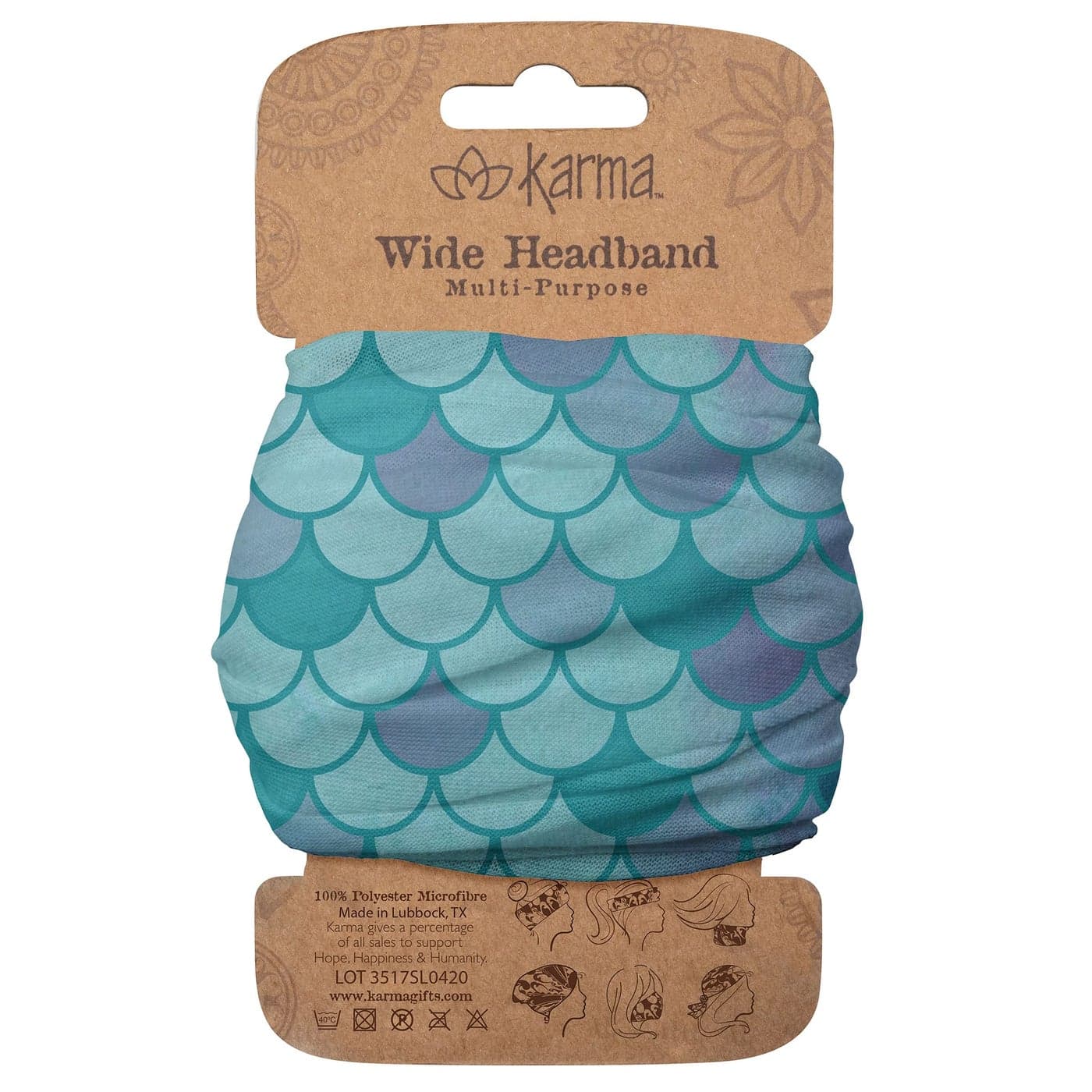 Karma Gifts Wide Headband Scales