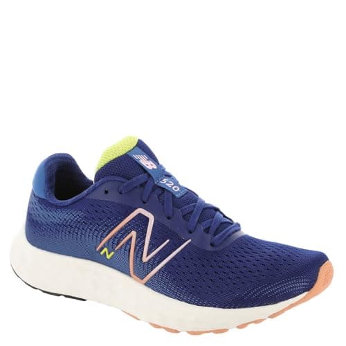 New Balance Women's 520 V8 Running Shoe, Blue Agate/Firefly/Copper, 6.5 Wide