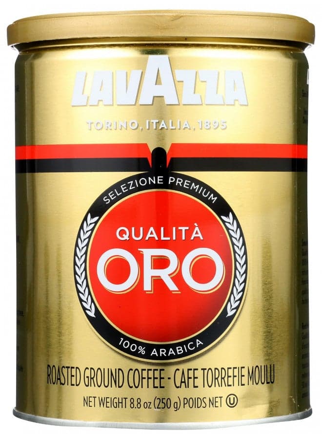 Lavazza Qualita Oro Ground Coffee, 8.8 Ounce (Pack of 1) - Packaging May Vary