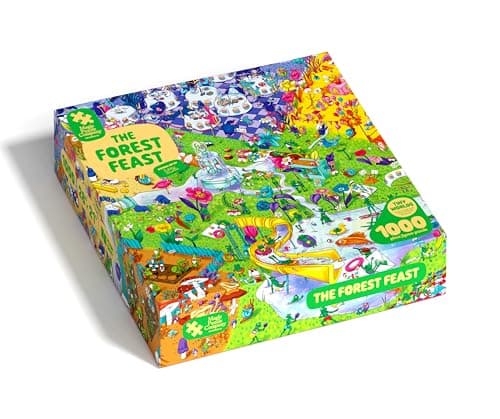 The Forest Feast 1000 Piece Jigsaw Puzzle from The Magic Puzzle Company Series Two