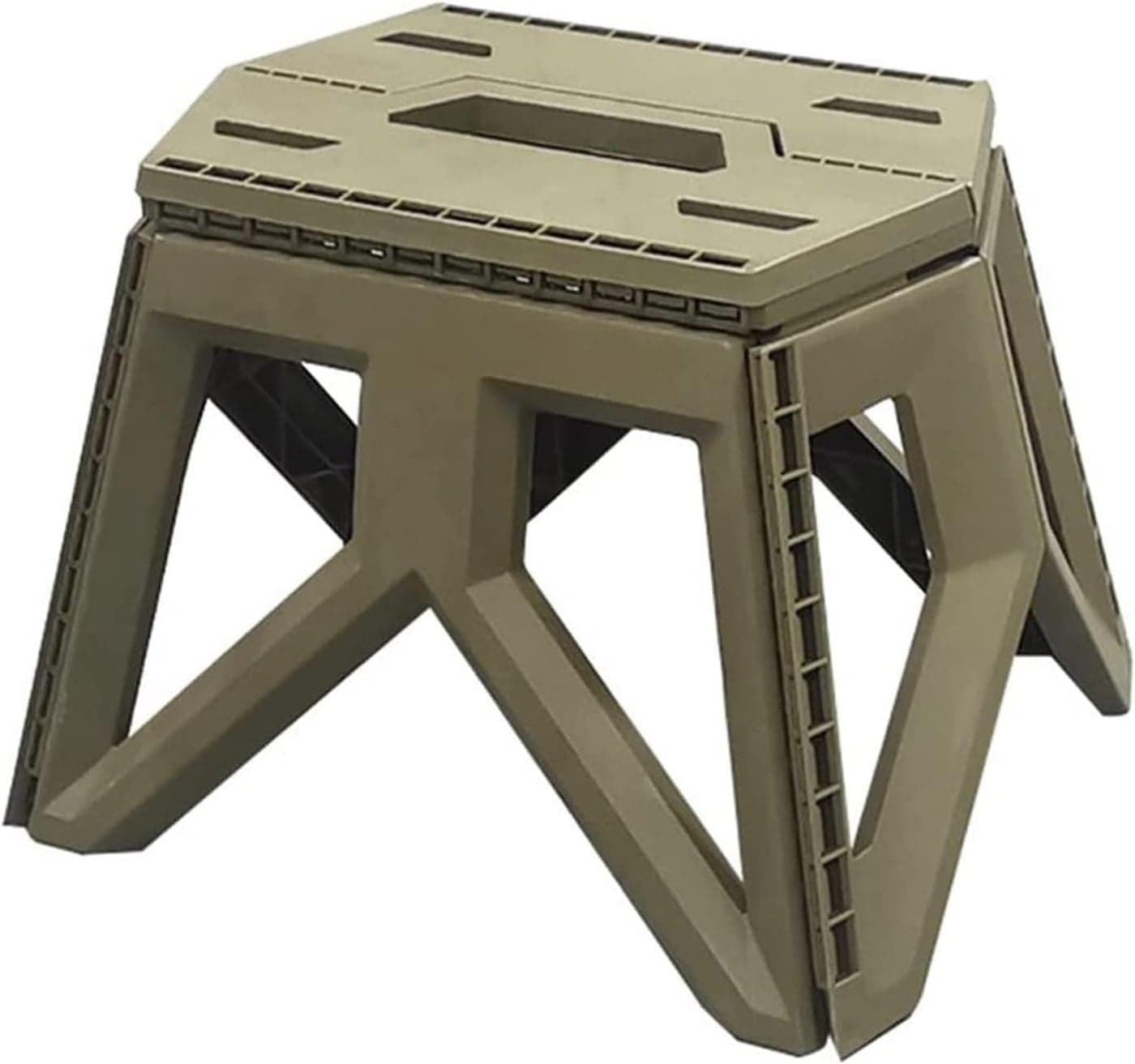 Cyrox Plastic Folding Step Stool for Adults and Kids Useful for Kitchen Office Garden Lightweight Camp Stools Mini Folding Camping Stool 1PCs