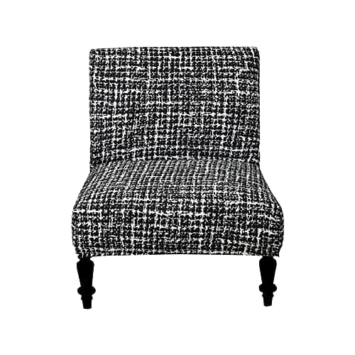 Eco-Ancheng Armless Chair Slipcover Removable Armless Accent Chairs Covers Washable Armless Slipper Chair Slipcover Printed Armless Chair Furniture Protector Covers for Living Dining Room Hotel
