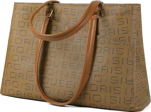 Queenoris Large Work Tote Bag for Women 156 inch Laptop Computer Bag Top Handle Handbag Teacher Bag Professional Briefcase