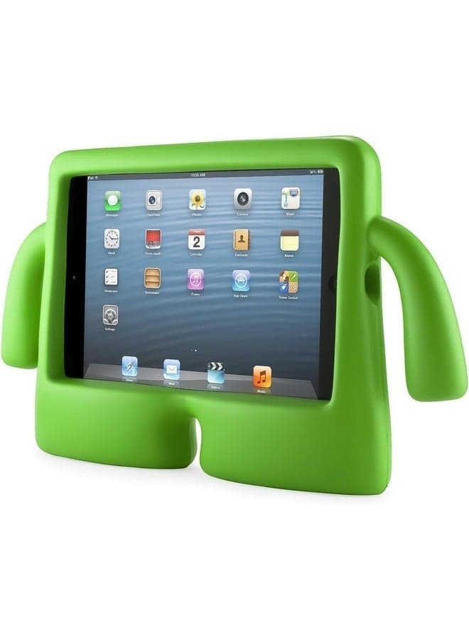 Kids-Friendly Green EVA Shockproof Case for iPad Air 11 Inch M2 (2024) – Lightweight, Protective Cover with Handle and Stand