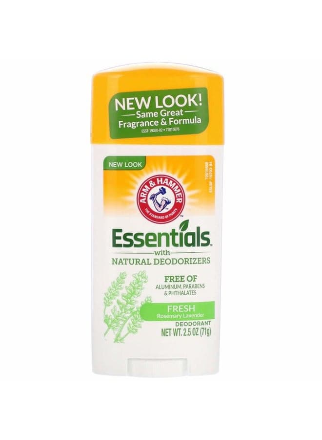 Essentials Natural Deodorant Fresh 2.50 oz (Pack of 10)