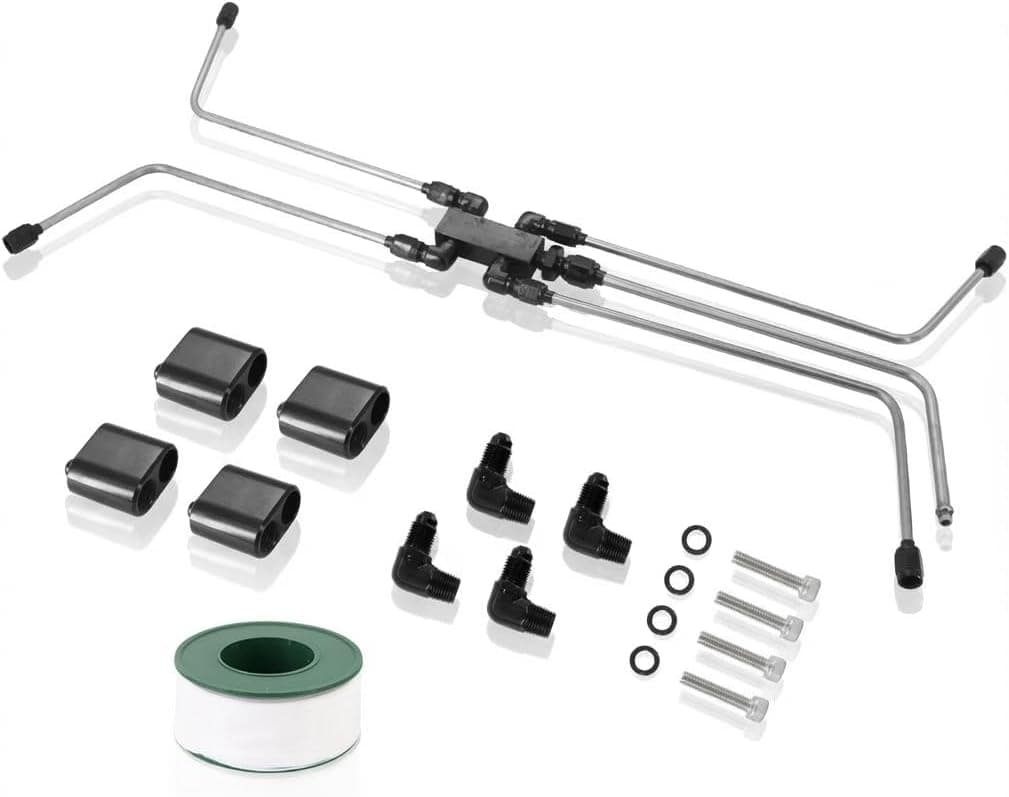 Tektall LS Stainless Coolant Crossover Steel Steam Vent Kit for LS Engines