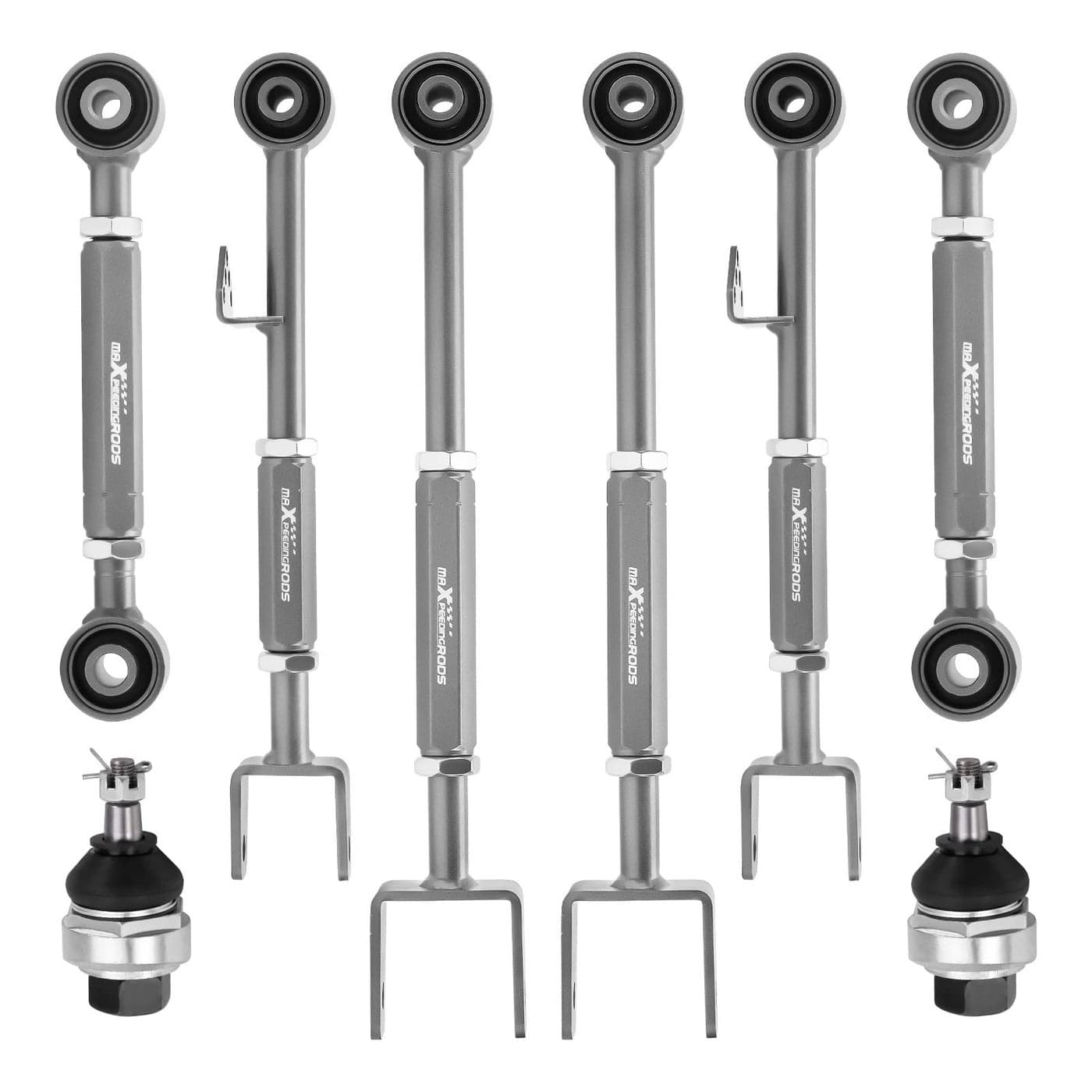 maXpeedingrods Rear Camber Toe Kit for Honda Accord 20082013 Acura TL TSX 20092013 Adjustable Control Arms wBall Joints