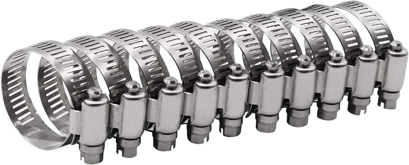 ROADFORMER 2.75" Worm Gear Hose Clamp - 10 Pack