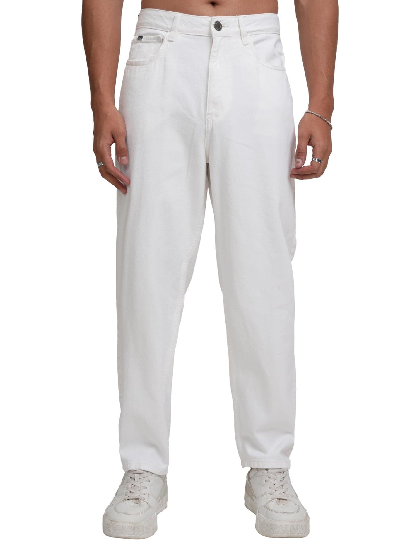 Highlander Men’s Relaxed Fit Mid-Rise Jeans | Effortless Style & Comfort | Clean Look | Everyday Versatile Denim