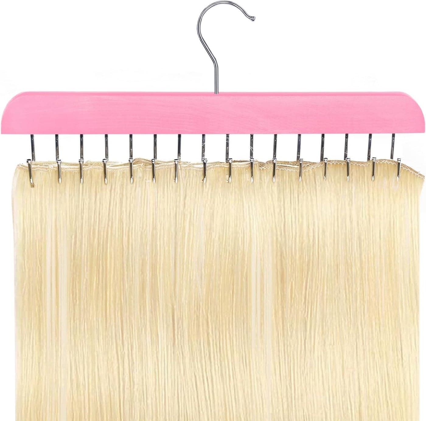 Hair Extension Holder Weft Holder Hair Extension Hanger for Clip Ins Hair Holder Hair Extension Holder for Washing Styling Hair Extension Storage Hair Extension Organizer Hair Extension Accessories