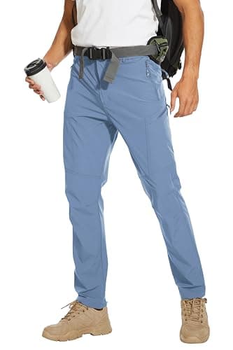 Arunlluta Hiking Pants for Men, Hiking Travel Pants Water-Resistant Mens Work Pants Stretch Quick Dry Lightweight