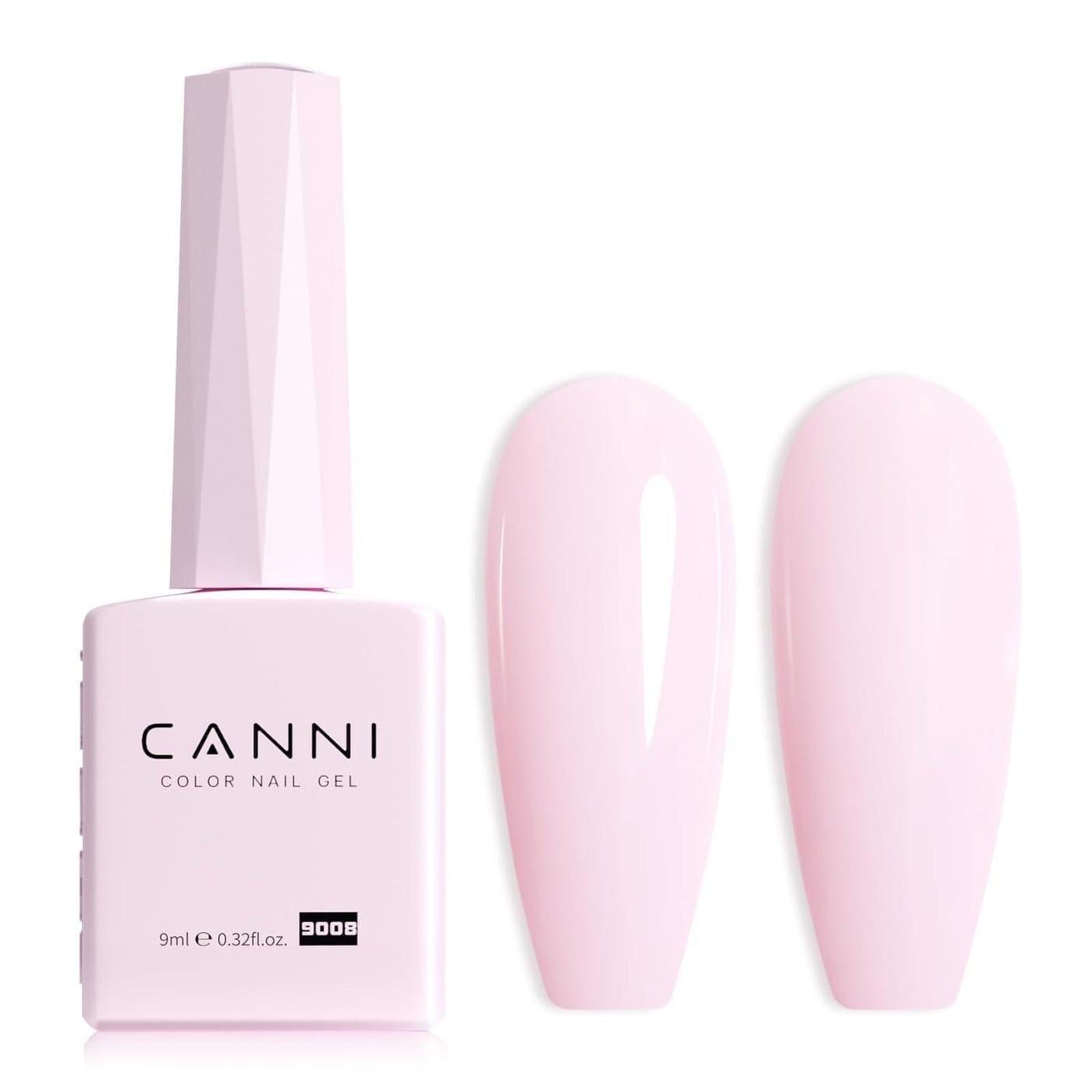 CANNI Light Pink Gel Nail Polish 1Pcs Baby Pink Gel Polish Soft Pale Color High Gloss Soak Off U V Nail Manicure Salon DIY