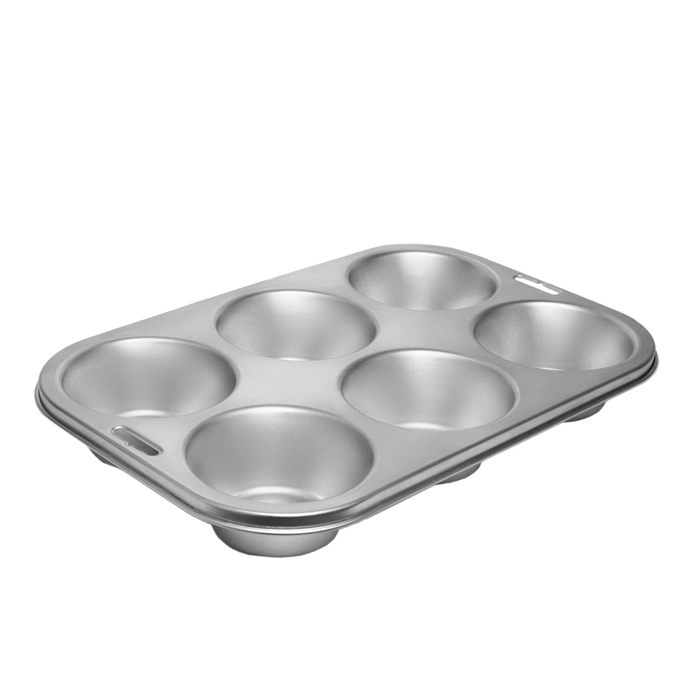Fox Run Stainless Steel Extra Large Muffin and Cupcake Pan 6 Cup