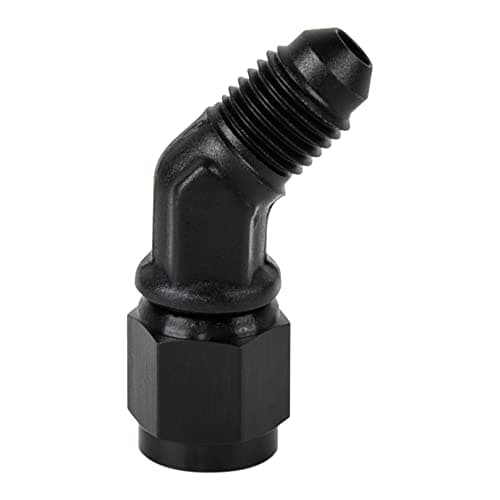 EVIL ENERGY 3AN Female to 3AN Male Flare Swivel Fitting Adapter Aluminium Black