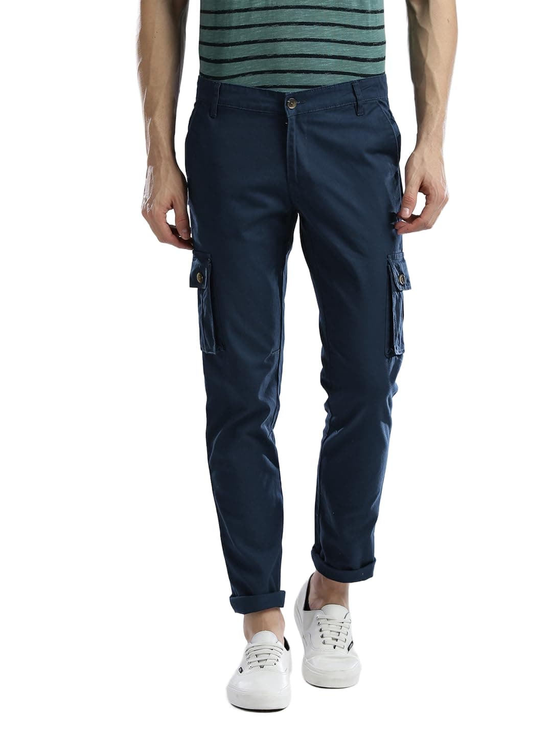 Hubberholme Men's Casual Trousers (HH-8006-38, Blue, 38)