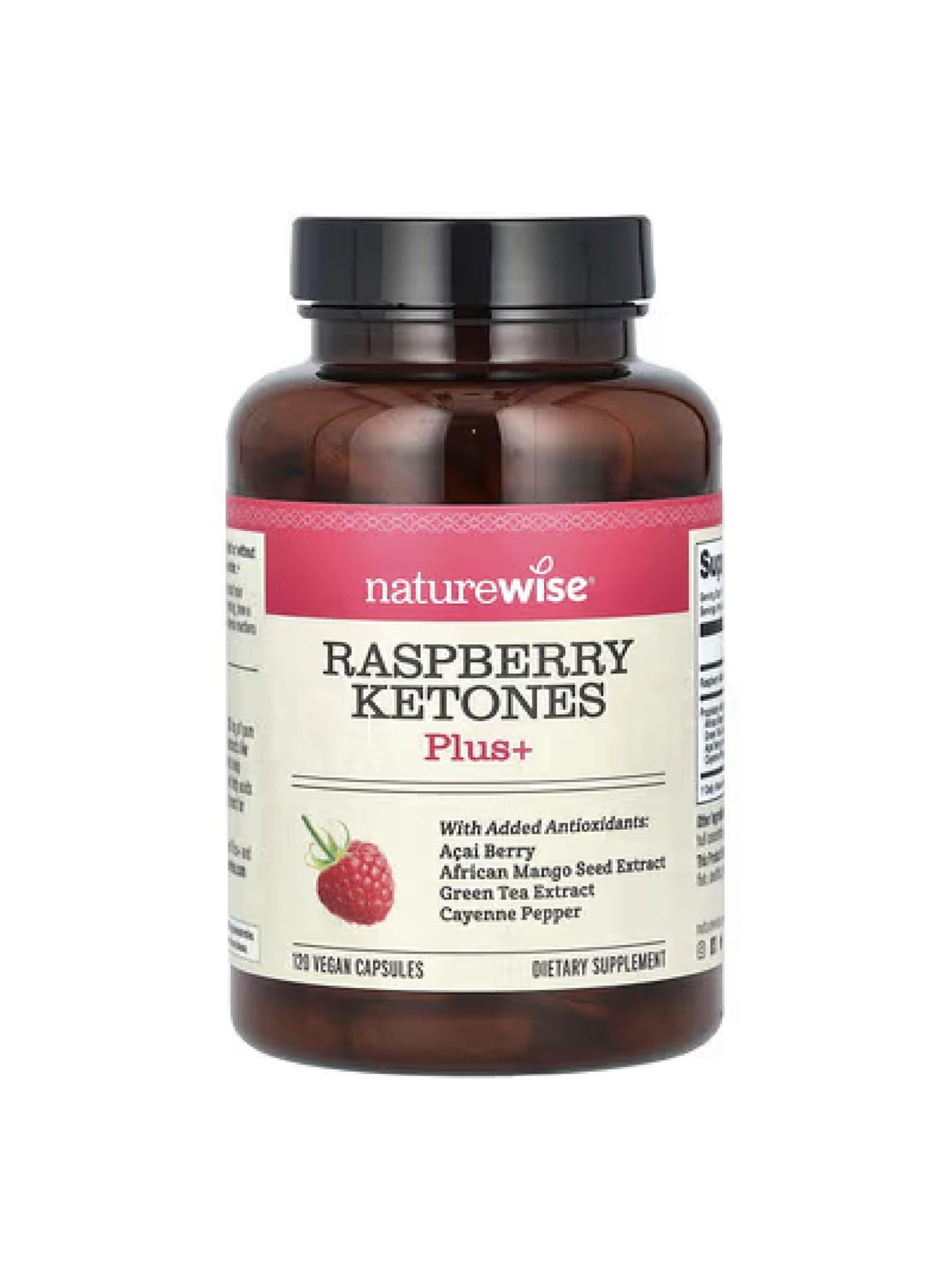 Raspberry Ketones Plus+, 120 Vegan Capsules