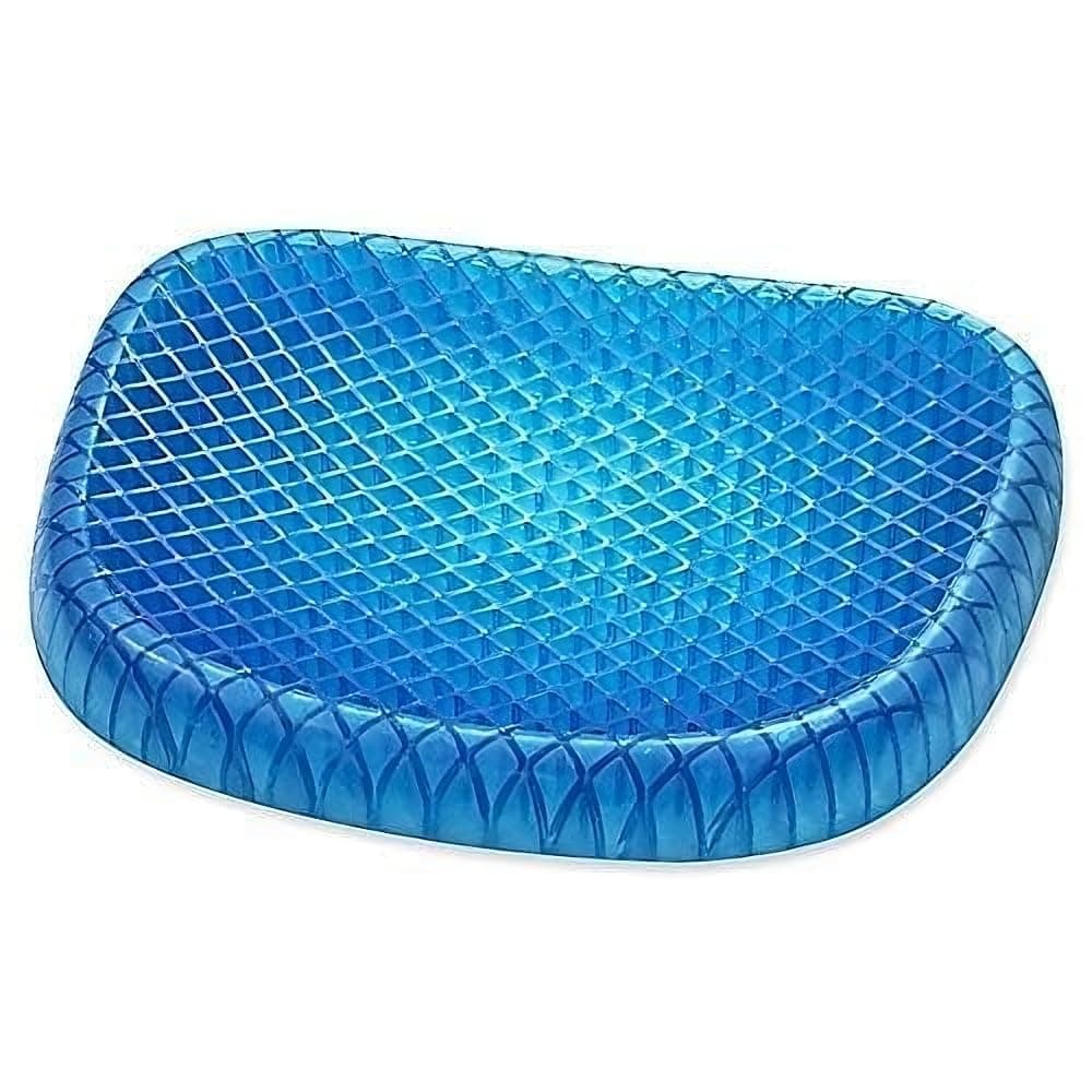 WOPPCART Acupressure Egg Gel Seat Cushion Breathable Gel Cushion Chair Pads with NonSlip Cover for Home Office Car Wheelchair Flex Pillow Back Support 1 PcsFree Size