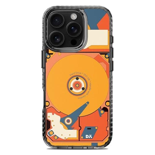 DailyObjects Case for iPhone 16 Pro Max Compatible with Mag-Safe Wireless Charging, Stride 2.0 ScanDisk Slim Shockproof Back Cover with Inner Magnetic Ring