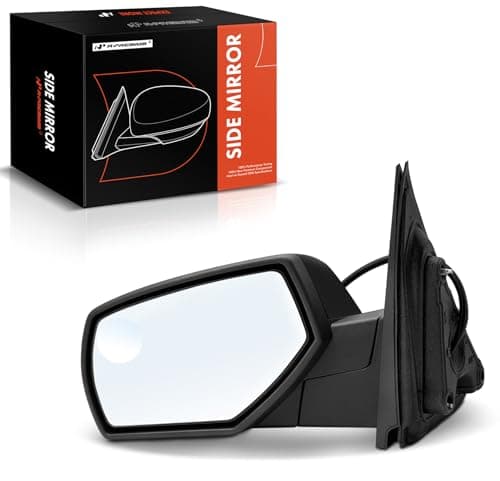 APremium Driver Power Side Mirror Compatible with 20142019 Chevy GMC Models Silverado Sierra 1500 2500 3500 HD Heated Manual Folding Black Outside Rear View Mirror with Blind Spot Glass