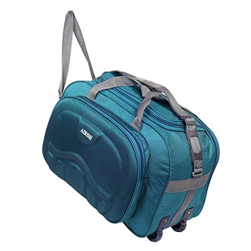 Airish Polyester 30 Cms Duffle Bag(Duffel bag_ Green-06)