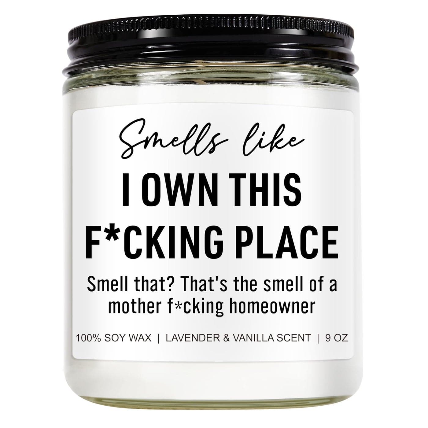 Younift Funny Scented Candle House Warming Gifts New Home Housewarming Gifts for Women Men Couple New Homeowner First Apartment Essentials Closing Presents for Home Buyers 9 oz