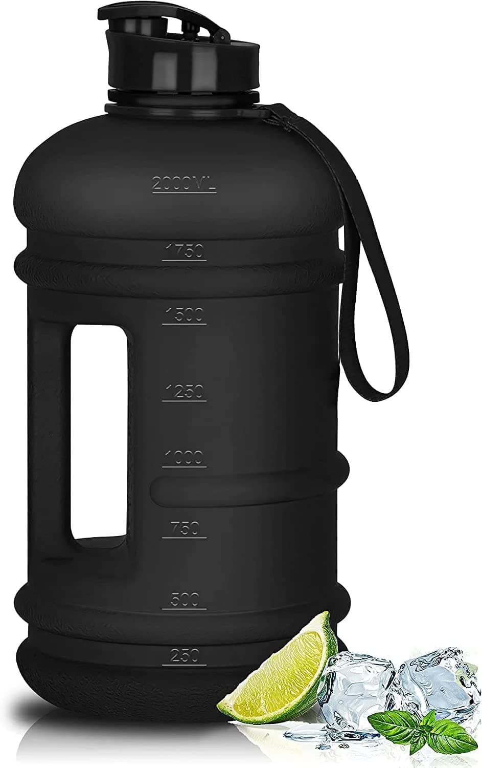 Ostin Gym Water BottleBodybuilding Water Bottle Strong Durable 22 Litre Water Bottle with HandleBPA Free Large Half Gallon Sports Water Bottlesfor Gym Fitness Biking Outdoor Travel