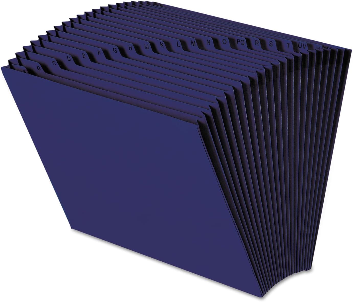 Smead Colored Expanding File Alphabetic AZ 21 Pockets Letter Size Navy Blue 70720