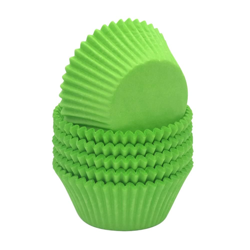 Huaswan Green Cupcake Liners Greaseproof Paper Standard Baking Cups for Party and More 150Count