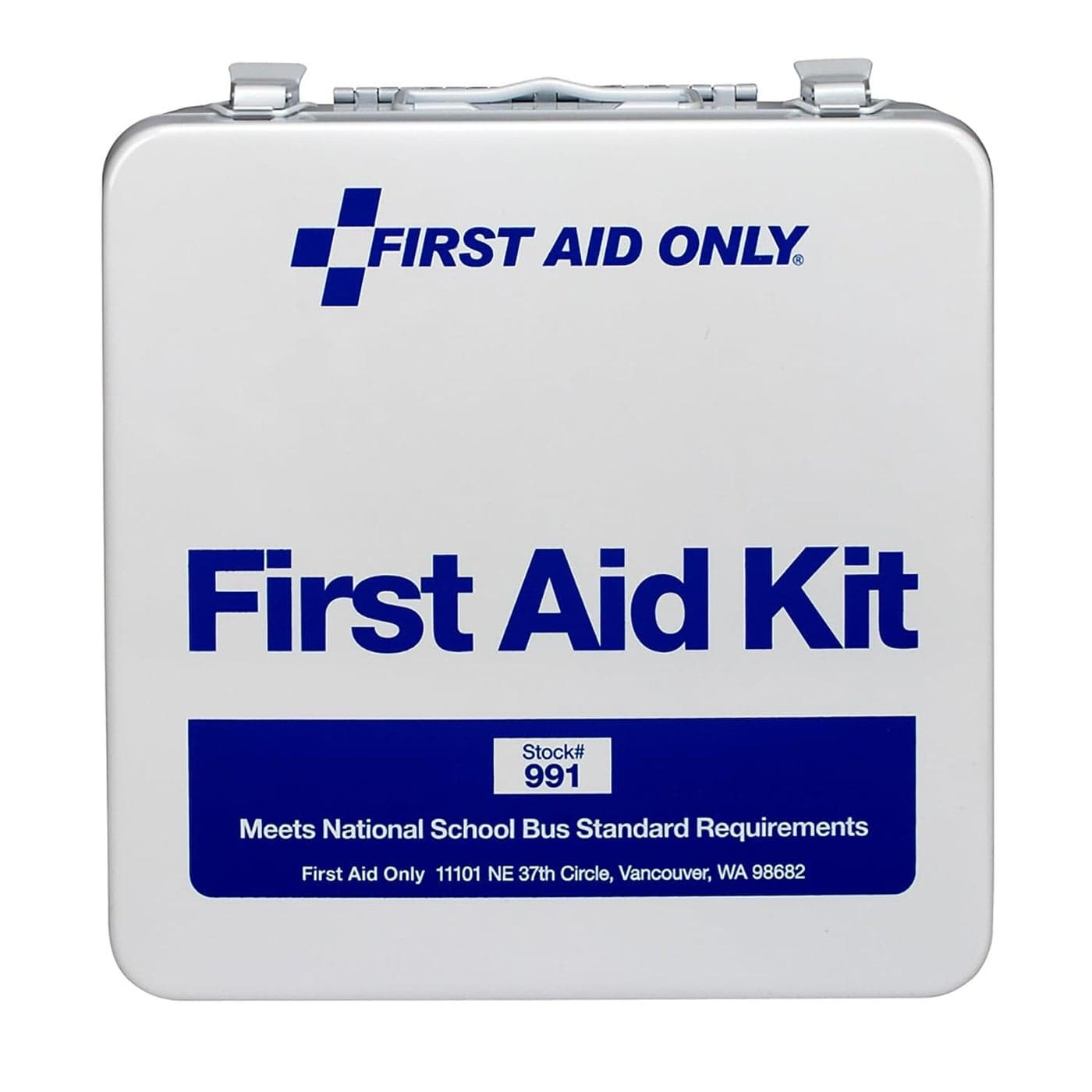 First Aid Only 991: National School Bus Kit, Metal Case