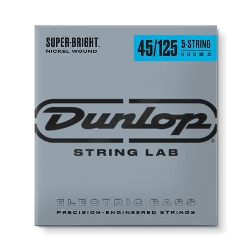 Jim Dunlop Super Bright Nickel Wound 5 45-125 Bass Strings (DBSBN45125)