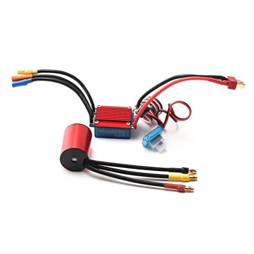 GoolRC S2435 4800KV Brushless Motor 4P Sensorless 25A Brushless ESC Electric Speed Controller for 116 118 RC Car Truck Car Motor