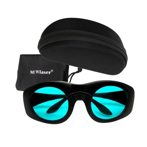 MCWlaser Laser Safety Glasses 680-1100nm OD7+;YAG,Module Infrared Laser and Cold Light Eye Protection Laser Goggles for 755nm, 808nm, 980nm, 1064nm, 1080nm