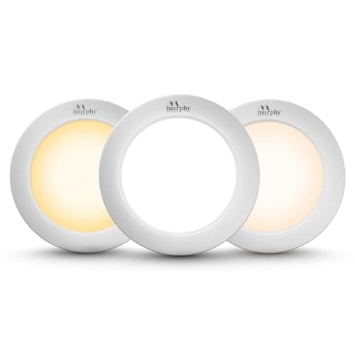 Murphy Aluminium 5W CBL 3-in-1 Round Surface Down Light Color Changing Light (Cool White/Warm White/Natural White, Pack of 2)