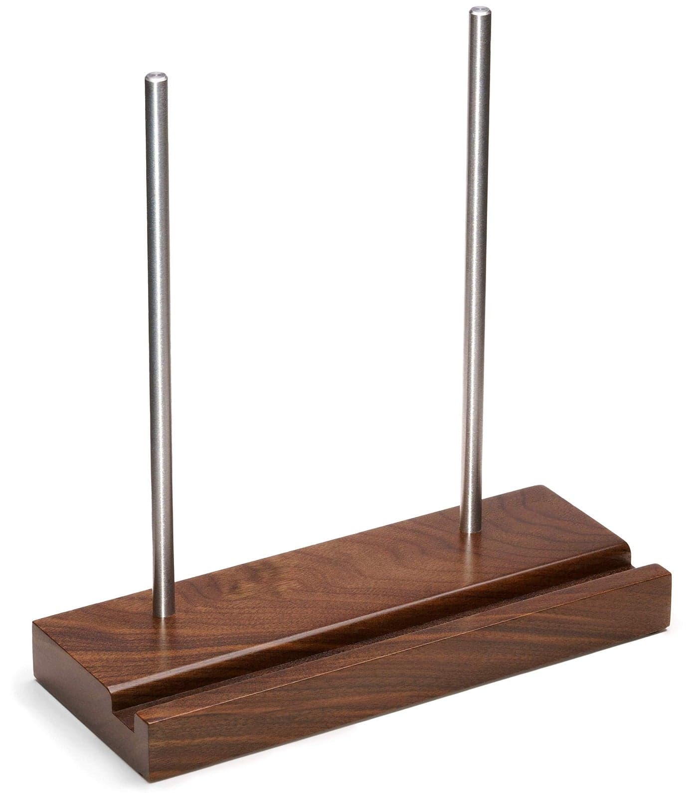 Optage Audio Tabletop Solid Walnut Now Playing Vinyl Holder Vinyl Display Stand Record Holder for Albums Ipad